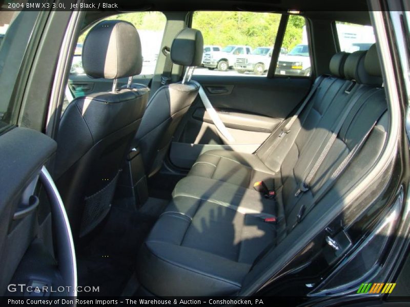 Jet Black / Black 2004 BMW X3 3.0i