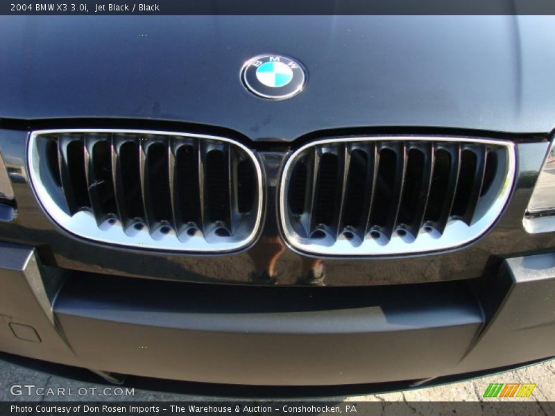 Jet Black / Black 2004 BMW X3 3.0i