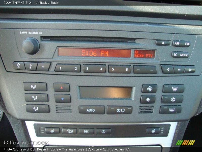 Jet Black / Black 2004 BMW X3 3.0i