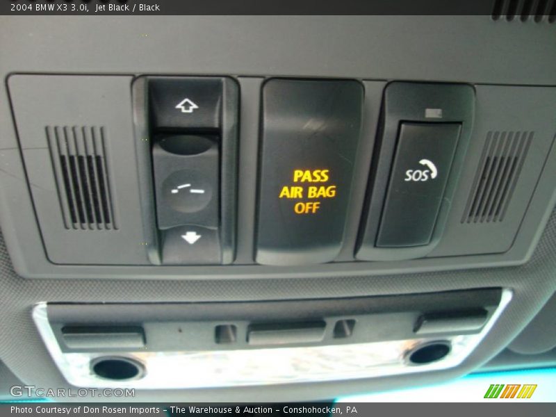 Jet Black / Black 2004 BMW X3 3.0i