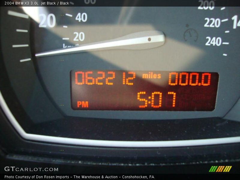 Jet Black / Black 2004 BMW X3 3.0i