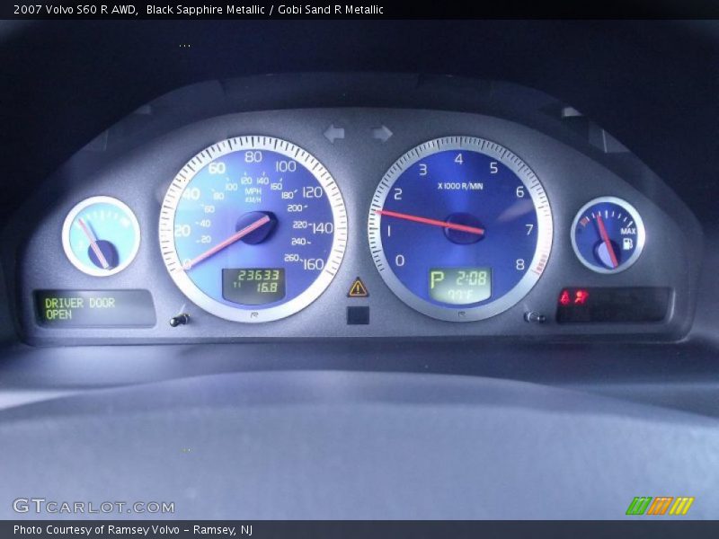  2007 S60 R AWD R AWD Gauges