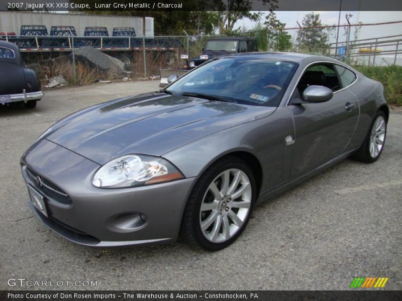 Lunar Grey Metallic / Charcoal 2007 Jaguar XK XK8 Coupe