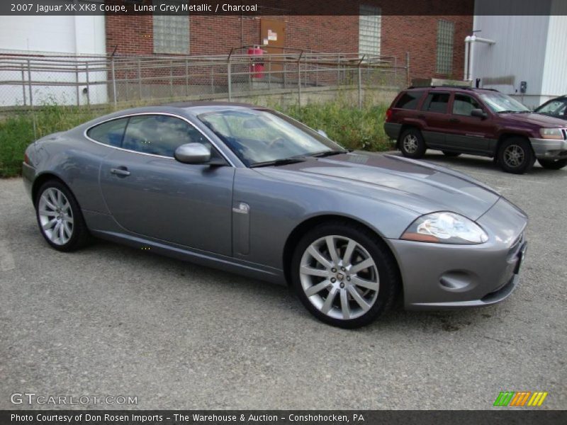 Lunar Grey Metallic / Charcoal 2007 Jaguar XK XK8 Coupe