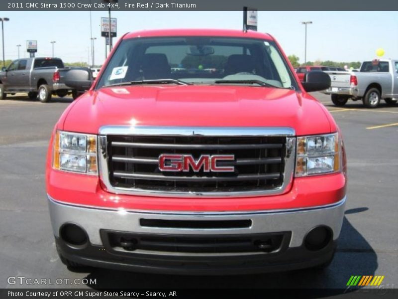 Fire Red / Dark Titanium 2011 GMC Sierra 1500 Crew Cab 4x4