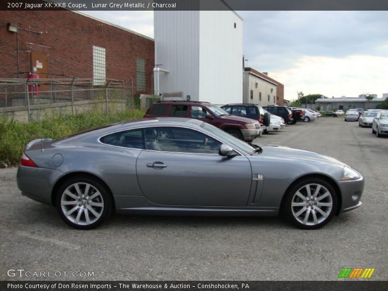 Lunar Grey Metallic / Charcoal 2007 Jaguar XK XK8 Coupe