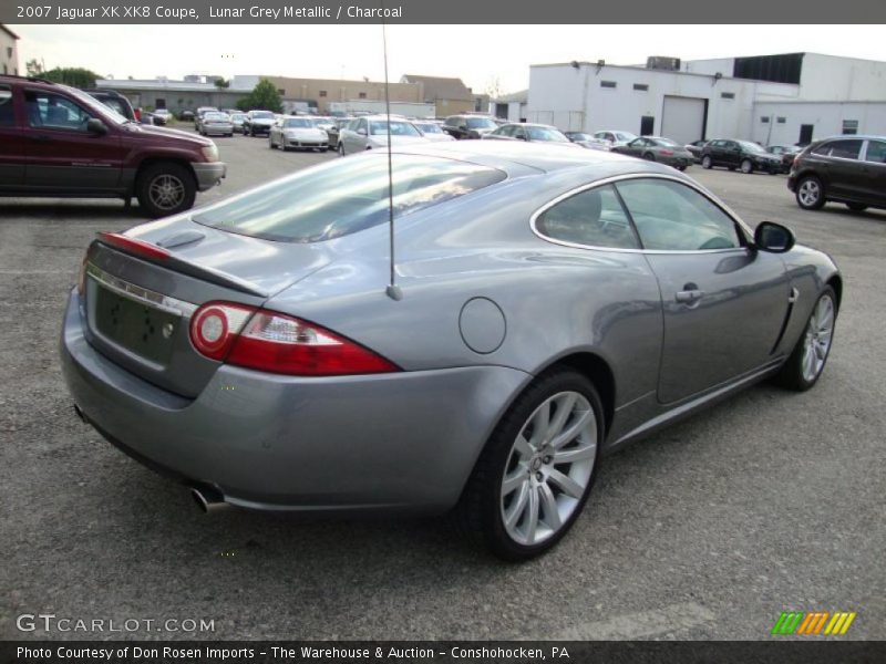 Lunar Grey Metallic / Charcoal 2007 Jaguar XK XK8 Coupe