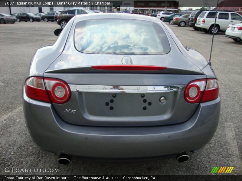 Lunar Grey Metallic / Charcoal 2007 Jaguar XK XK8 Coupe