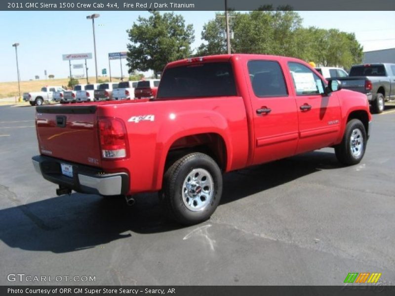 Fire Red / Dark Titanium 2011 GMC Sierra 1500 Crew Cab 4x4