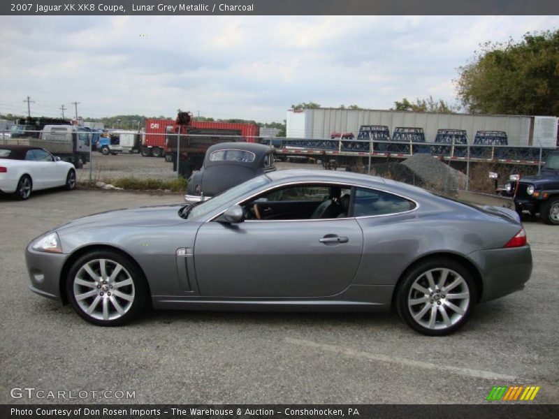 Lunar Grey Metallic / Charcoal 2007 Jaguar XK XK8 Coupe