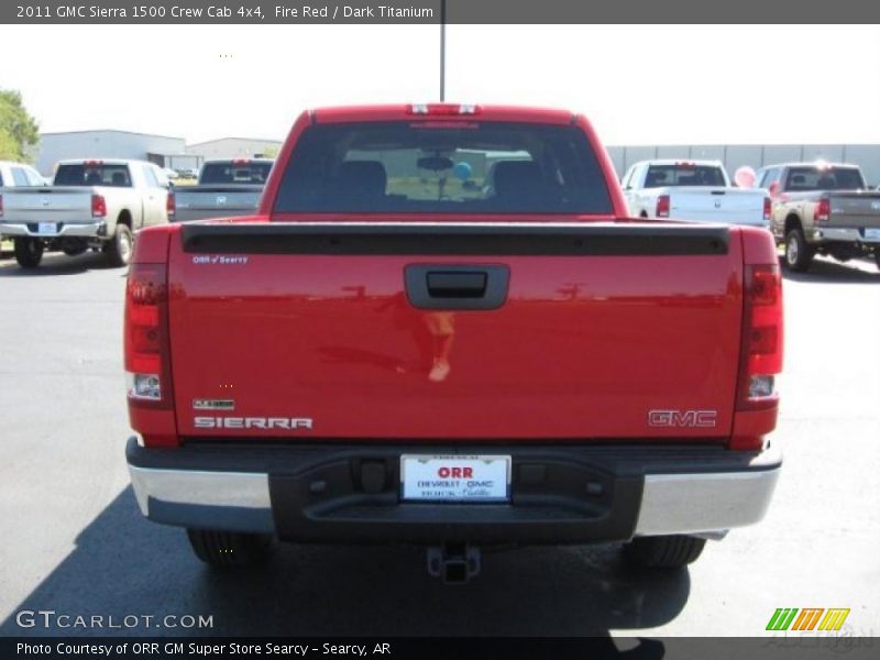 Fire Red / Dark Titanium 2011 GMC Sierra 1500 Crew Cab 4x4