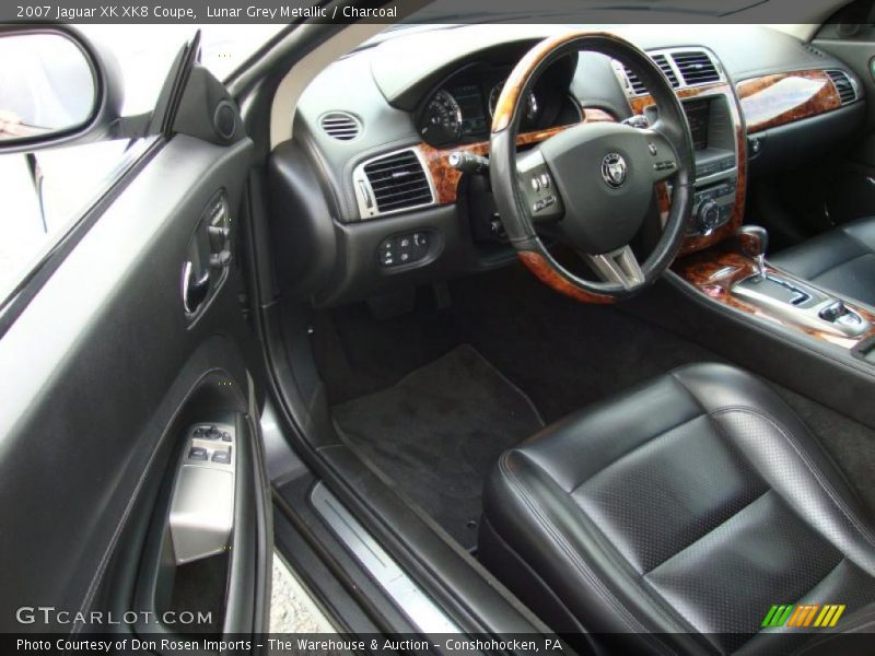 Lunar Grey Metallic / Charcoal 2007 Jaguar XK XK8 Coupe