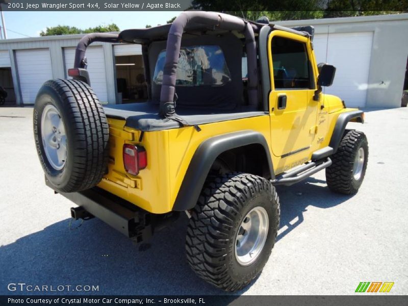 Solar Yellow / Agate Black 2001 Jeep Wrangler Sport 4x4