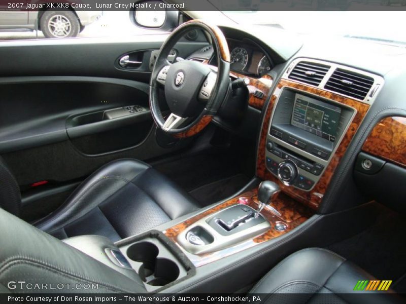 Lunar Grey Metallic / Charcoal 2007 Jaguar XK XK8 Coupe
