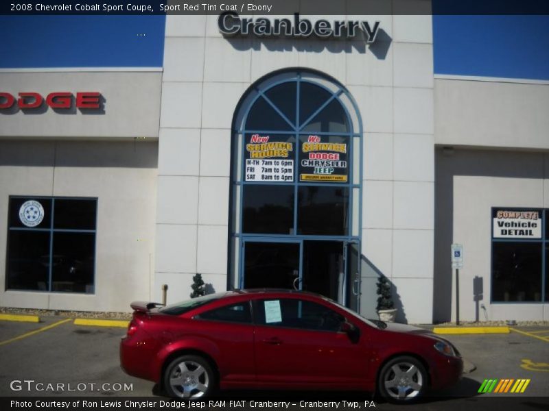 Sport Red Tint Coat / Ebony 2008 Chevrolet Cobalt Sport Coupe