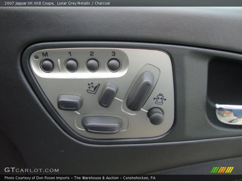 Lunar Grey Metallic / Charcoal 2007 Jaguar XK XK8 Coupe
