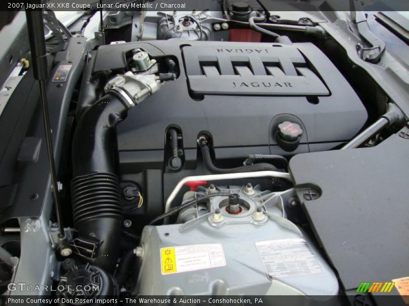 Lunar Grey Metallic / Charcoal 2007 Jaguar XK XK8 Coupe