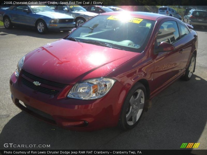 Sport Red Tint Coat / Ebony 2008 Chevrolet Cobalt Sport Coupe