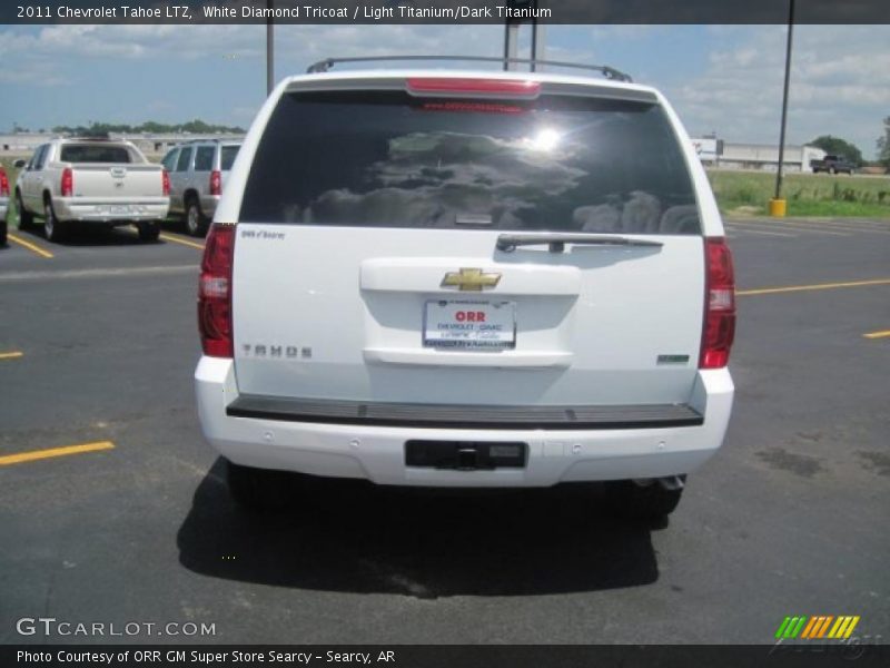 White Diamond Tricoat / Light Titanium/Dark Titanium 2011 Chevrolet Tahoe LTZ