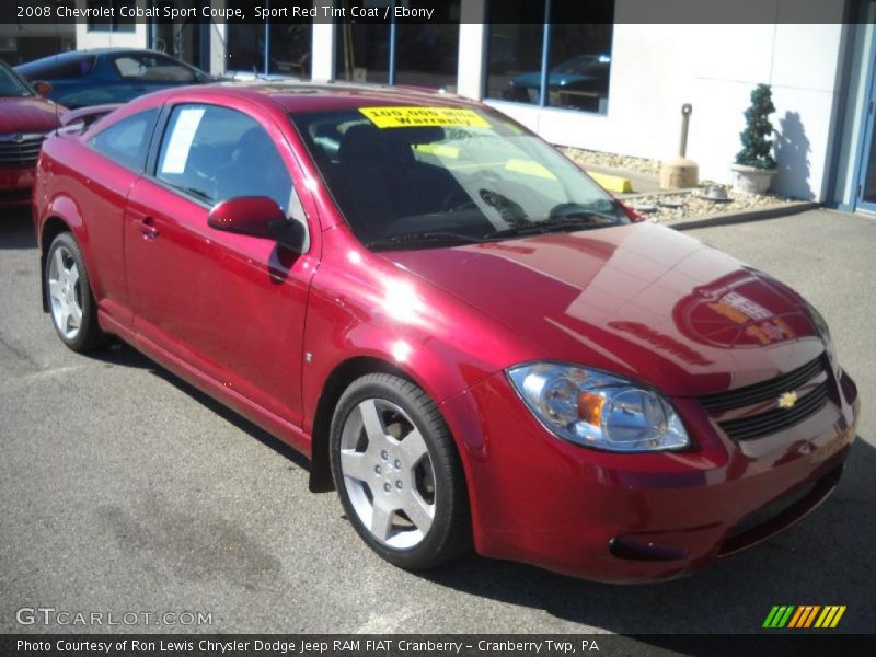 Sport Red Tint Coat / Ebony 2008 Chevrolet Cobalt Sport Coupe