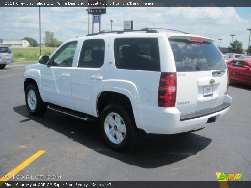 White Diamond Tricoat / Light Titanium/Dark Titanium 2011 Chevrolet Tahoe LTZ