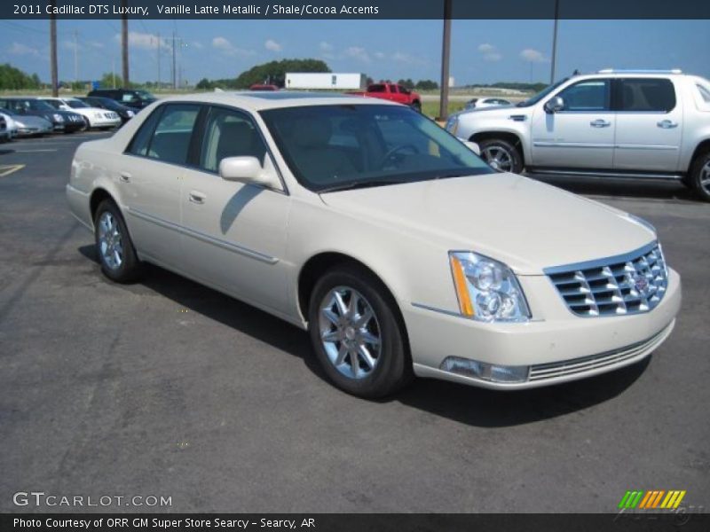 Vanille Latte Metallic / Shale/Cocoa Accents 2011 Cadillac DTS Luxury