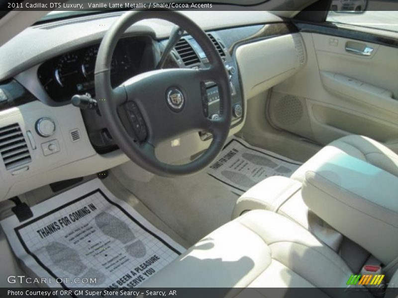 Vanille Latte Metallic / Shale/Cocoa Accents 2011 Cadillac DTS Luxury