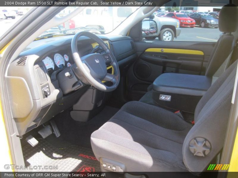 Solar Yellow / Dark Slate Gray 2004 Dodge Ram 1500 SLT Rumble Bee Regular Cab