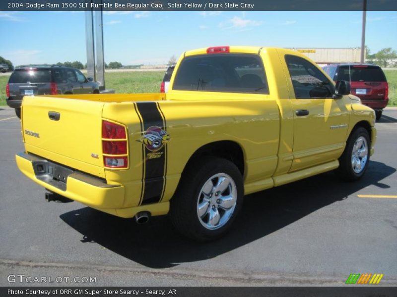 Solar Yellow / Dark Slate Gray 2004 Dodge Ram 1500 SLT Rumble Bee Regular Cab