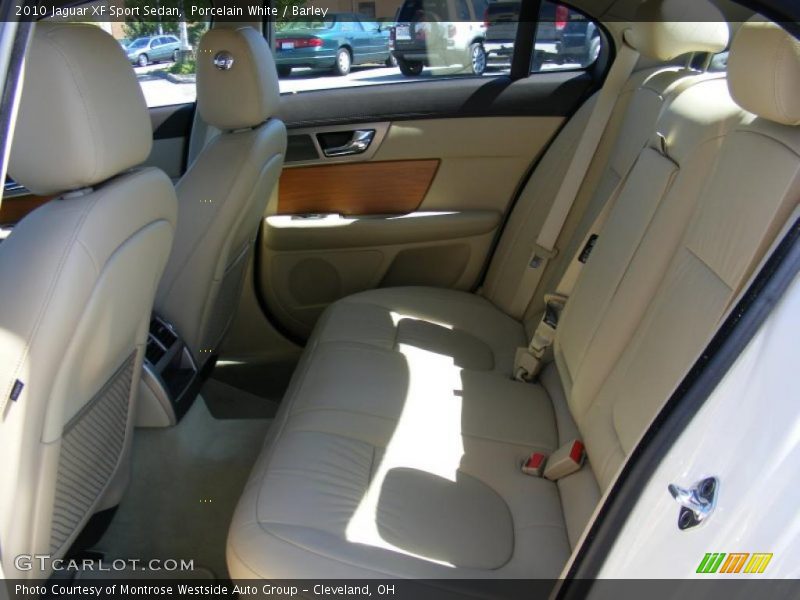 Porcelain White / Barley 2010 Jaguar XF Sport Sedan