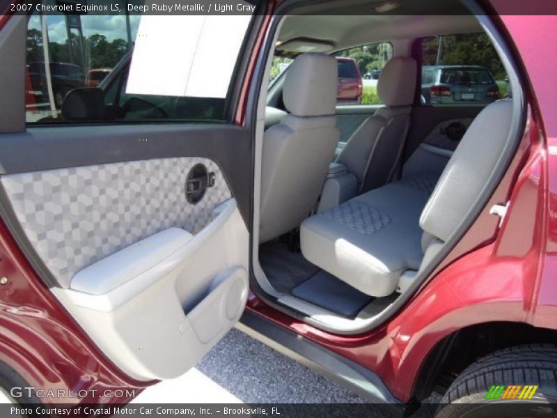 Deep Ruby Metallic / Light Gray 2007 Chevrolet Equinox LS