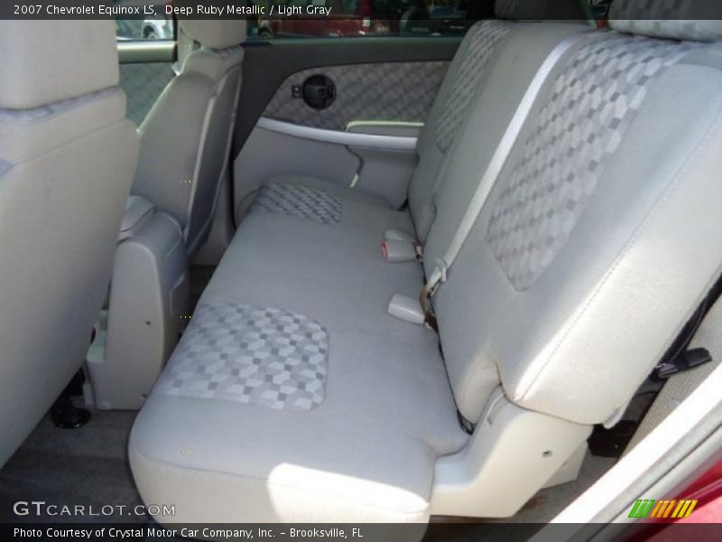 Deep Ruby Metallic / Light Gray 2007 Chevrolet Equinox LS