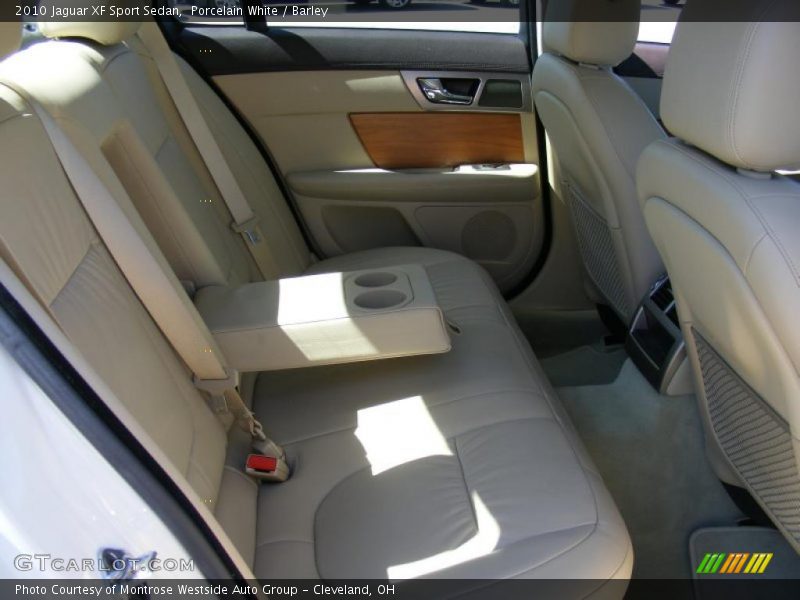 Porcelain White / Barley 2010 Jaguar XF Sport Sedan
