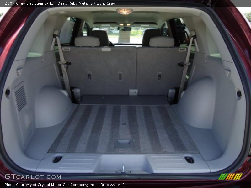 Deep Ruby Metallic / Light Gray 2007 Chevrolet Equinox LS