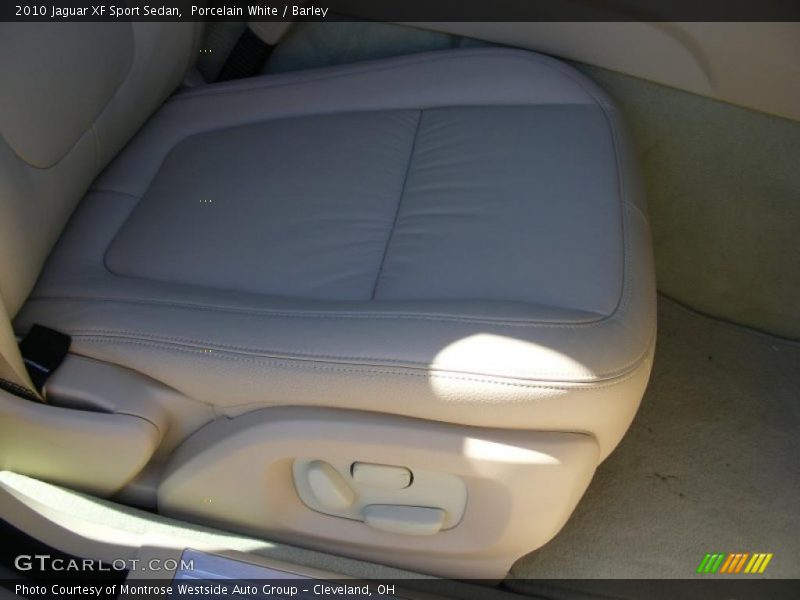 Porcelain White / Barley 2010 Jaguar XF Sport Sedan