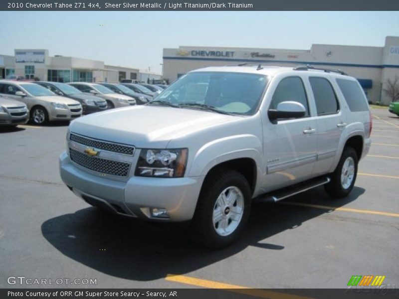 Sheer Silver Metallic / Light Titanium/Dark Titanium 2010 Chevrolet Tahoe Z71 4x4