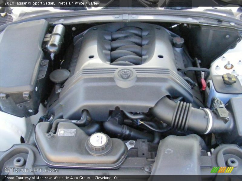 Porcelain White / Barley 2010 Jaguar XF Sport Sedan