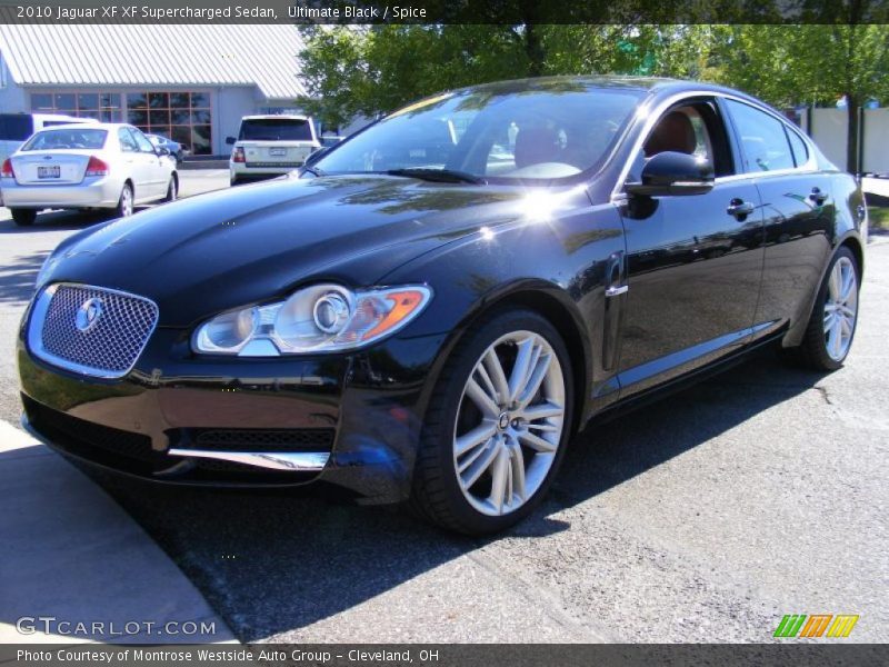 Ultimate Black / Spice 2010 Jaguar XF XF Supercharged Sedan