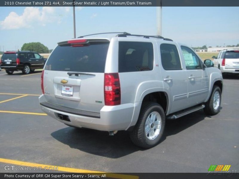 Sheer Silver Metallic / Light Titanium/Dark Titanium 2010 Chevrolet Tahoe Z71 4x4