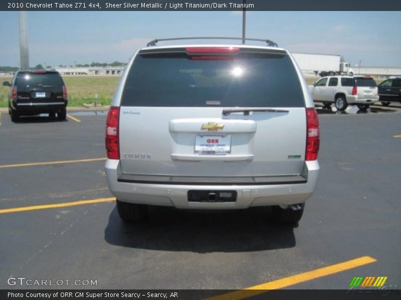 Sheer Silver Metallic / Light Titanium/Dark Titanium 2010 Chevrolet Tahoe Z71 4x4