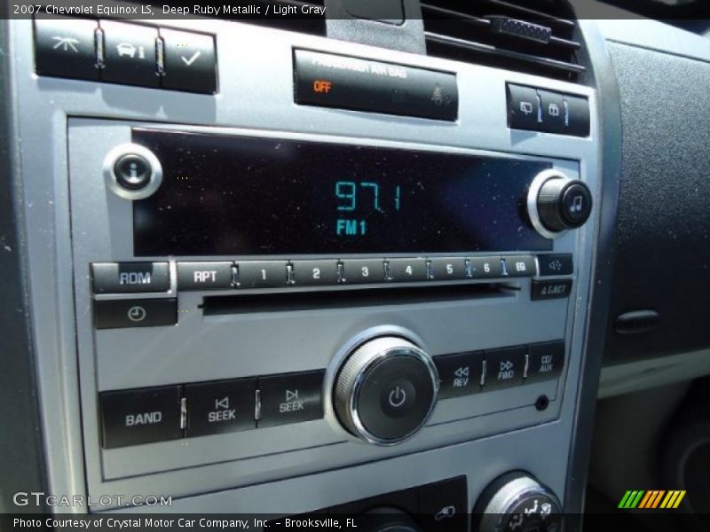 Deep Ruby Metallic / Light Gray 2007 Chevrolet Equinox LS