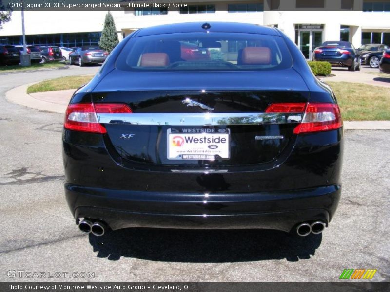 Ultimate Black / Spice 2010 Jaguar XF XF Supercharged Sedan
