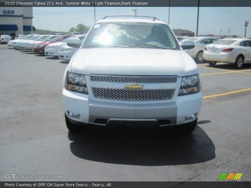 Summit White / Light Titanium/Dark Titanium 2010 Chevrolet Tahoe Z71 4x4