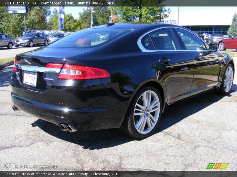 Ultimate Black / Spice 2010 Jaguar XF XF Supercharged Sedan