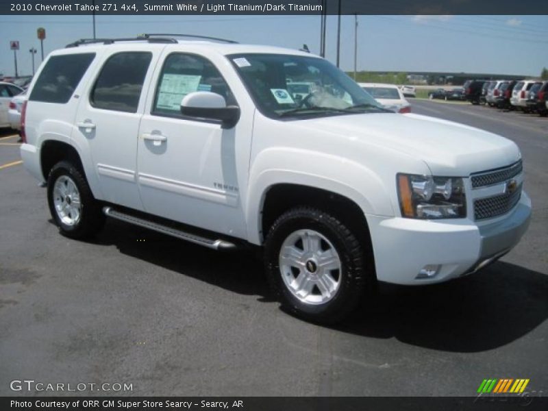 Summit White / Light Titanium/Dark Titanium 2010 Chevrolet Tahoe Z71 4x4