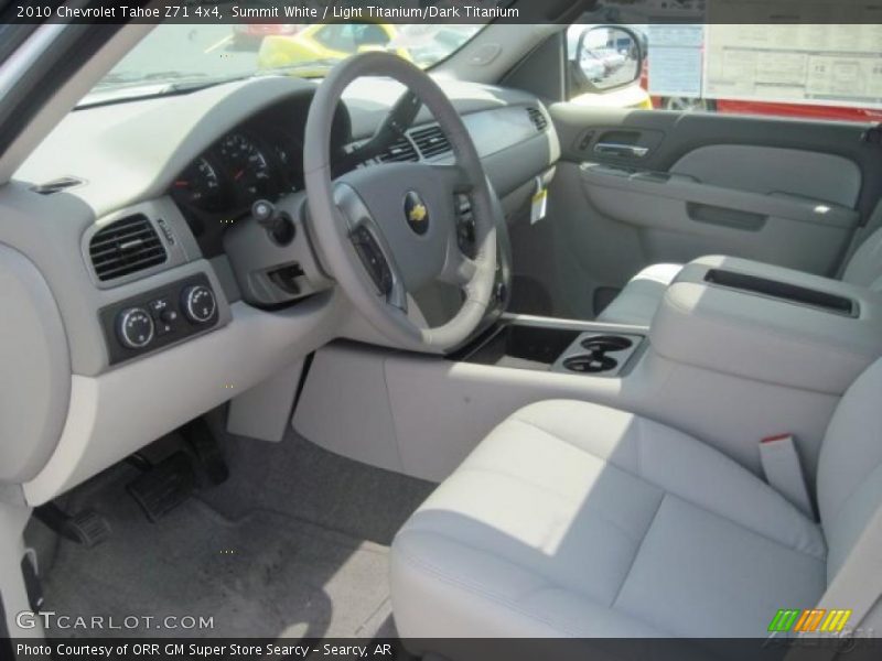 Summit White / Light Titanium/Dark Titanium 2010 Chevrolet Tahoe Z71 4x4