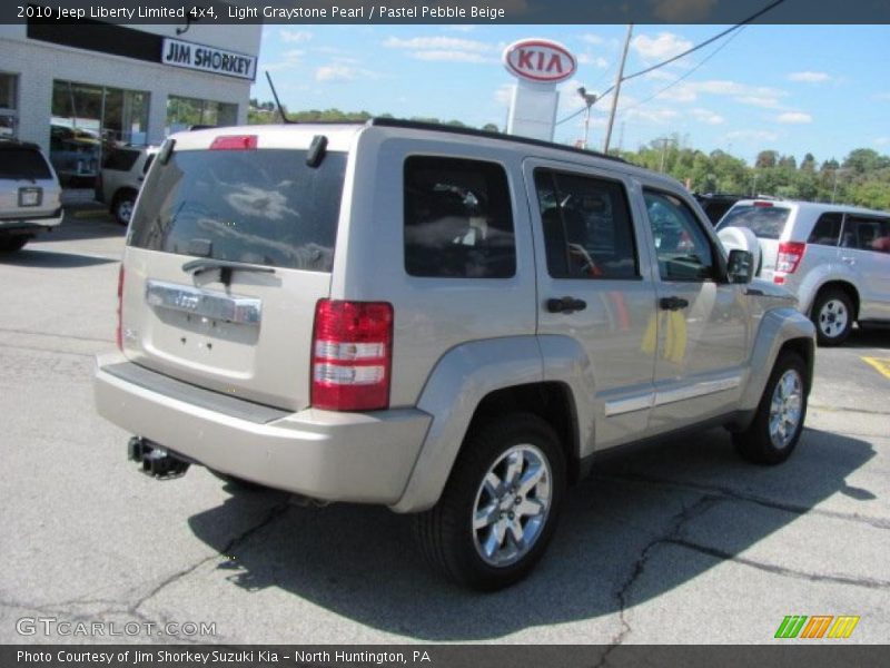 Light Graystone Pearl / Pastel Pebble Beige 2010 Jeep Liberty Limited 4x4