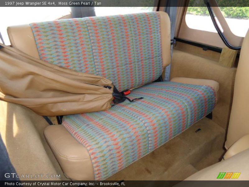Moss Green Pearl / Tan 1997 Jeep Wrangler SE 4x4