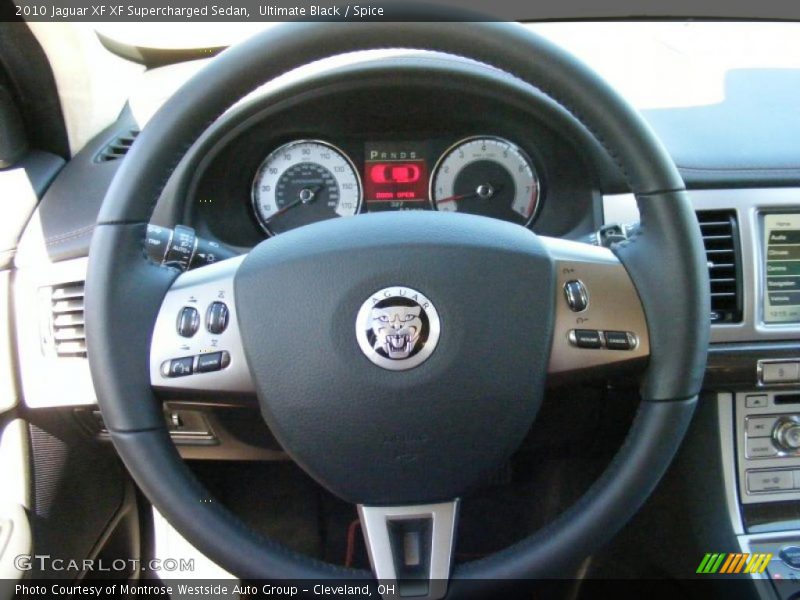 Ultimate Black / Spice 2010 Jaguar XF XF Supercharged Sedan