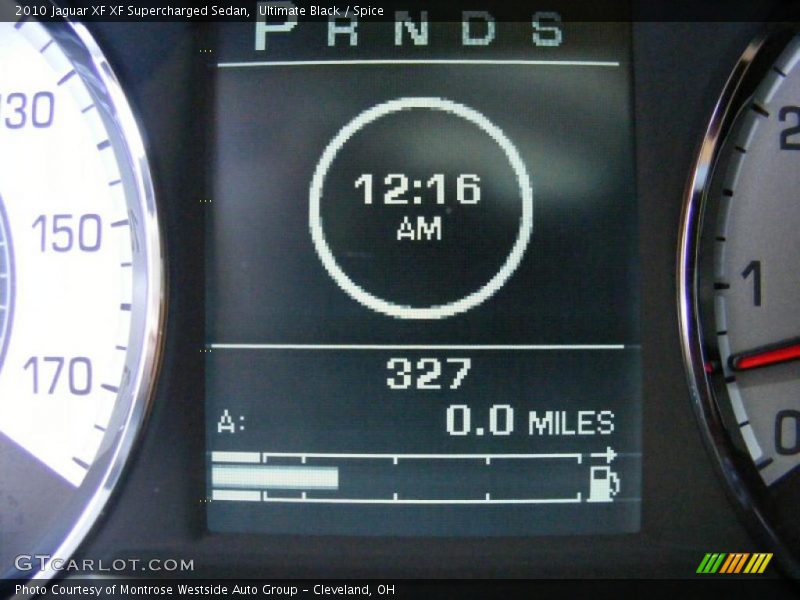 Ultimate Black / Spice 2010 Jaguar XF XF Supercharged Sedan